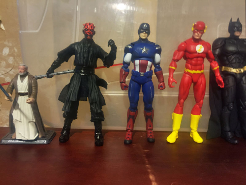 6 inch action figures on sale scale