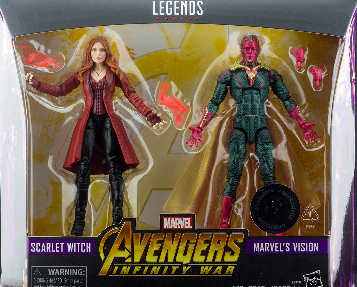 vision and scarlet witch marvel legends