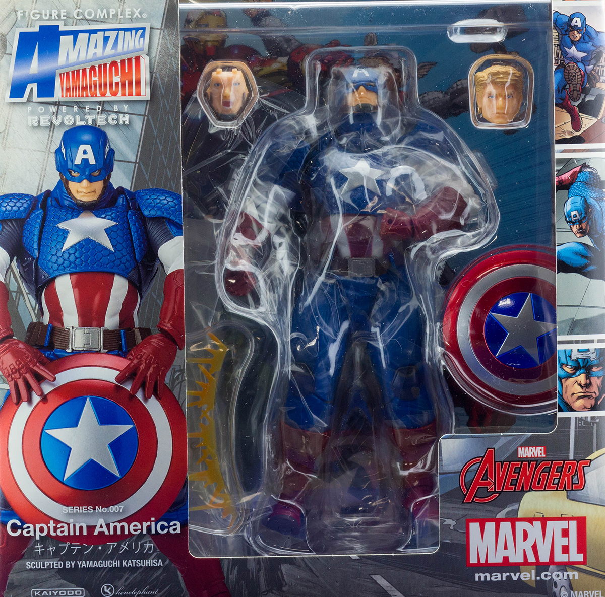 Amazing Yamaguchi Revoltech Captain America Review - Toys With 'Tude!