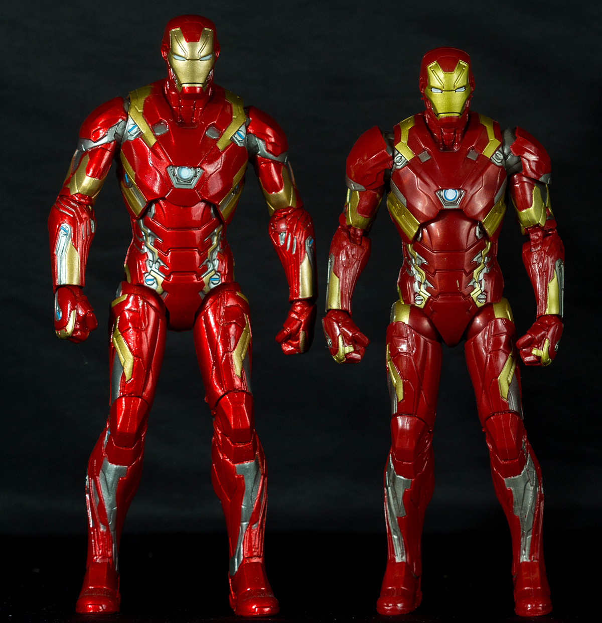 6 Inch Iron Man figures Comparison 