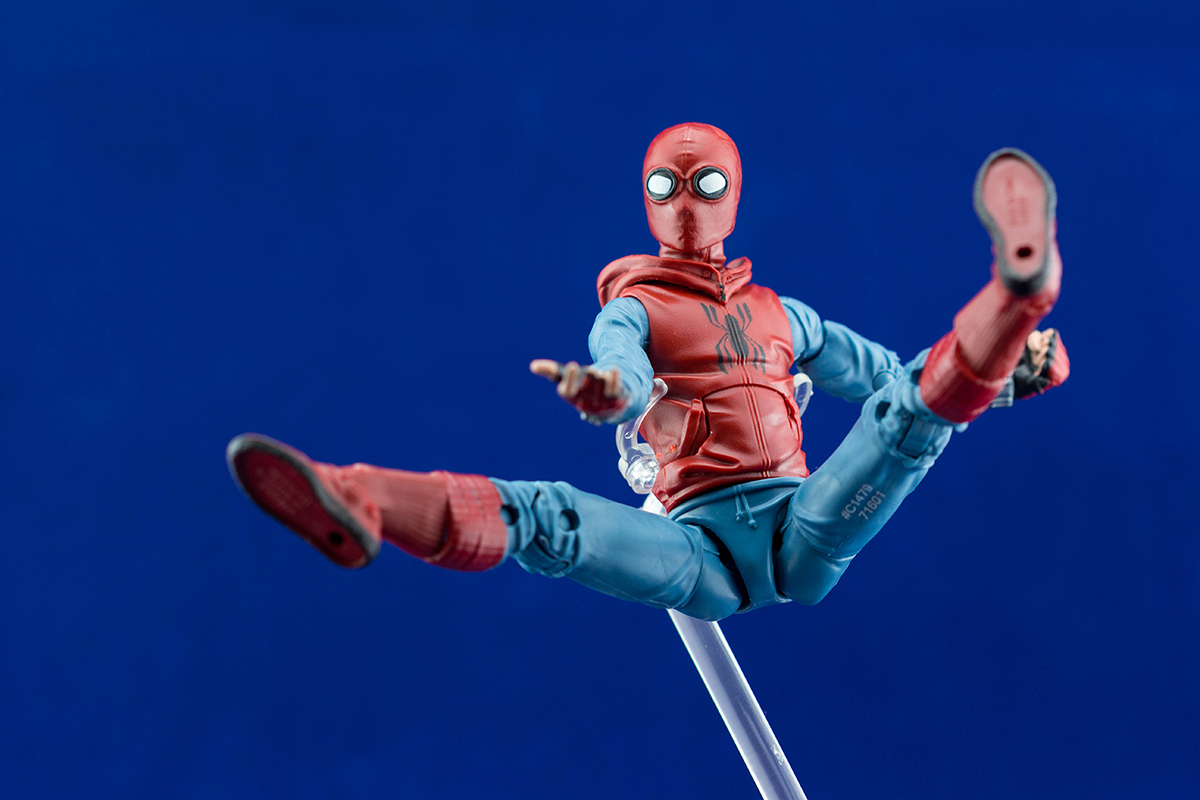 marvel legends homemade spiderman